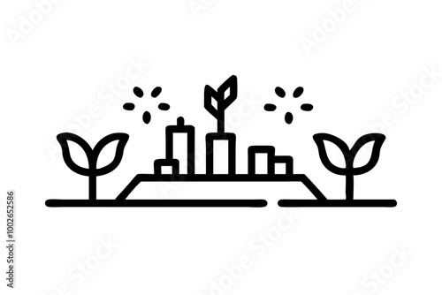Urban farming tips with a vibrant vector illustration for sustainable city living and homegrown produce
