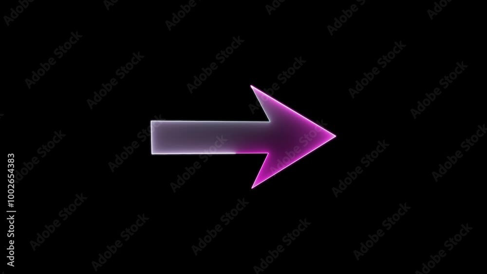 Neon glowing arrow Loop Animation direction in the right,Neon arrow icon concept.Arrow Loop Animation right direction Neon glowing arrow Loop Animation direction in the right,Neon arrow icon concept.Arrow Loop Animation right direction
