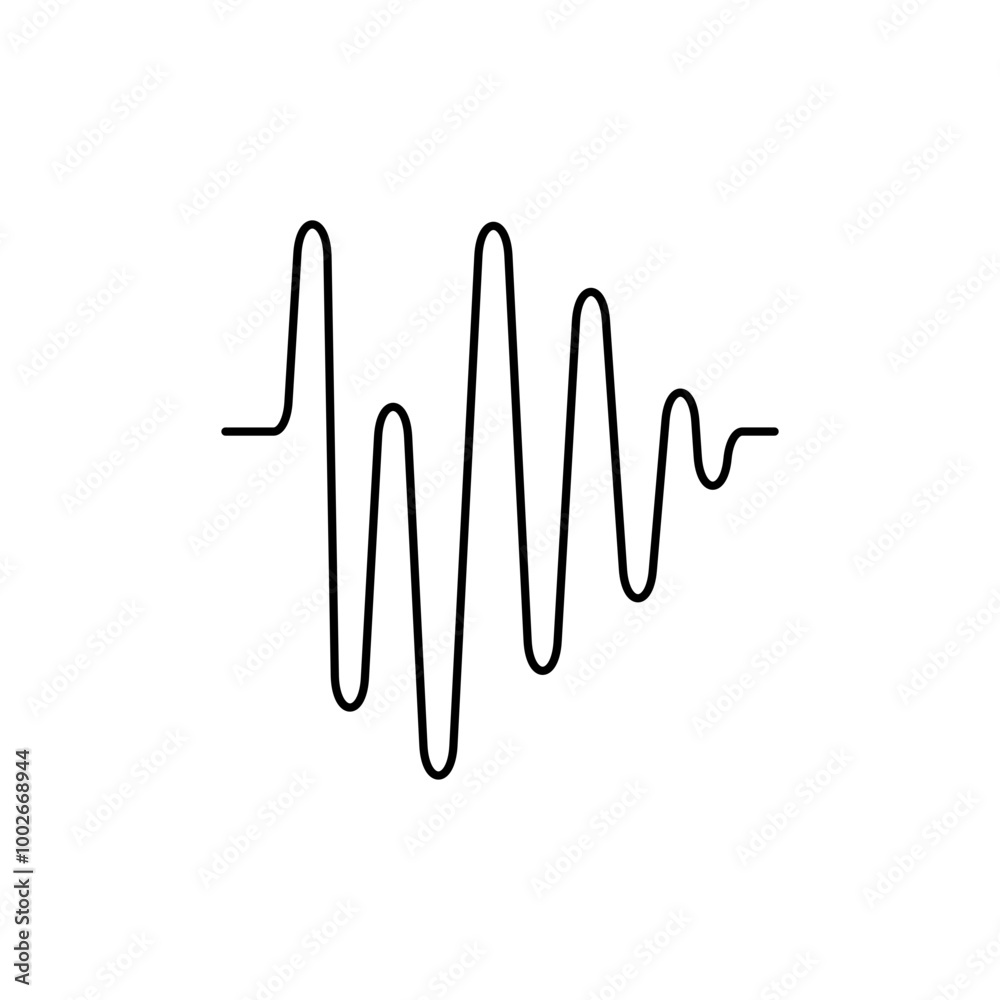 Sound wave icon Sound wave icon