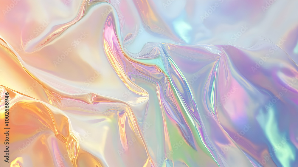 Iridescent Holographic Background a pastel bronze to lime gradient Iridescent Holographic Background a pastel bronze to lime gradient