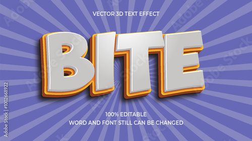 BITE 3D TEXT EFFECT