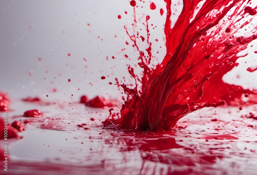 Abstract red brush strokes on white background, creating a bold and dynamic visual effect. Abstract red brush strokes on white background, creating a bold and dynamic visual effect.