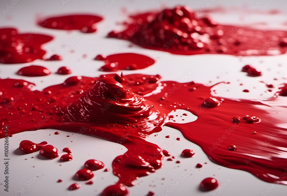 Abstract red brush strokes on white background, creating a bold and dynamic visual effect. Abstract red brush strokes on white background, creating a bold and dynamic visual effect.