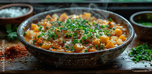 spices in bowls photo