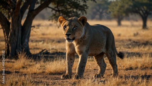 Wild animal in Hwange National Park, Zimbabwe. photo