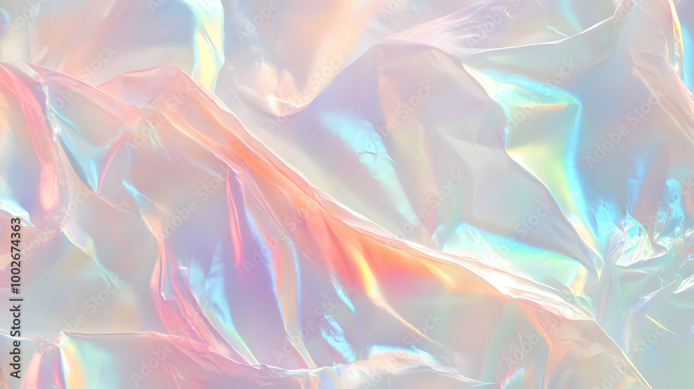 Iridescent Holographic Background a pastel pearl to coral gradient Iridescent Holographic Background a pastel pearl to coral gradient
