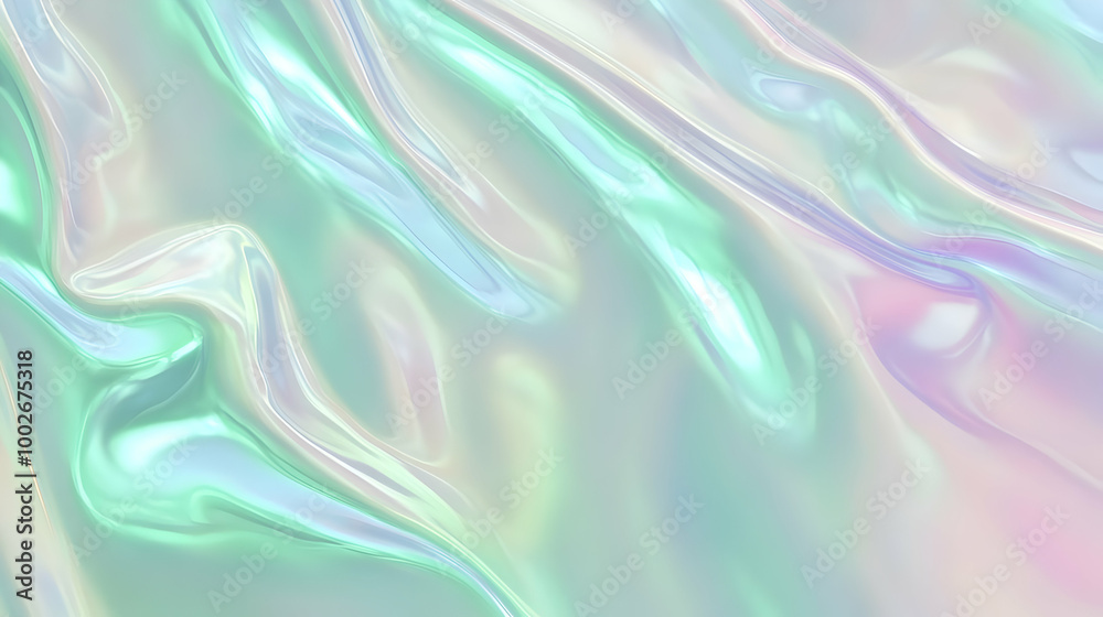 Iridescent Holographic Background a pastel lime to teal gradient Iridescent Holographic Background a pastel lime to teal gradient