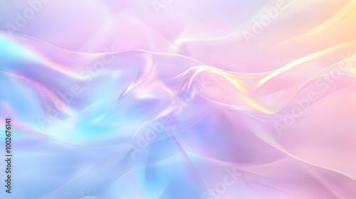 Iridescent Holographic Background a pastel smoke to pink gradient