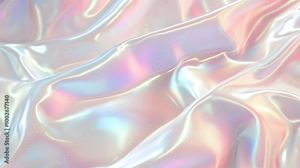 Iridescent Holographic Background a pastel burgundy to mint gradient Iridescent Holographic Background a pastel burgundy to mint gradient