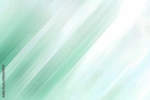 Gradient light silver to light mint abstract background