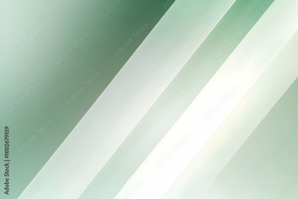 Obraz premium Gradient light green to light silver abstract background