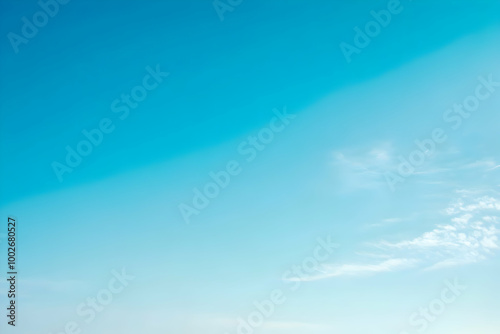 Gradient light sky blue to light blue abstract background