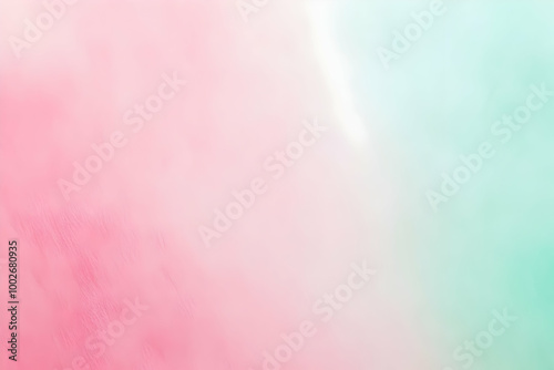 Gradient pastel green to light pink abstract background