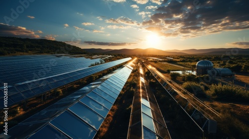 Futuristic Robot Arm Working in a Tech Lab