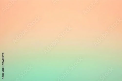 Gradient light green to light peach abstract background