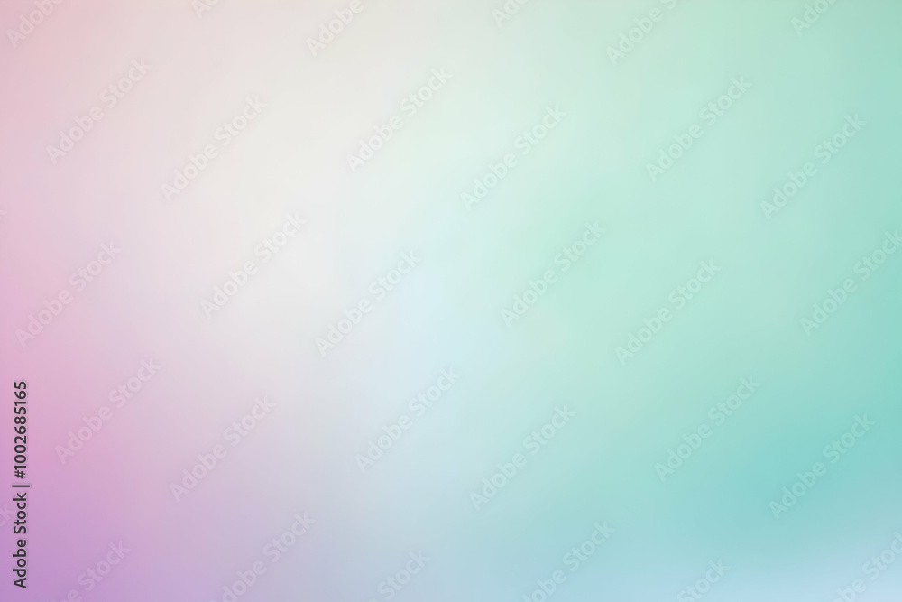Fototapeta premium Gradient light green to soft lilac abstract background