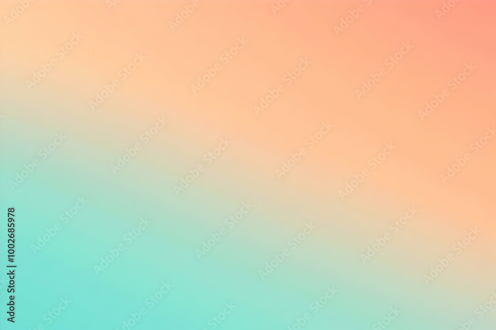 Gradient light teal to pastel orange abstract background Gradient light teal to pastel orange abstract background