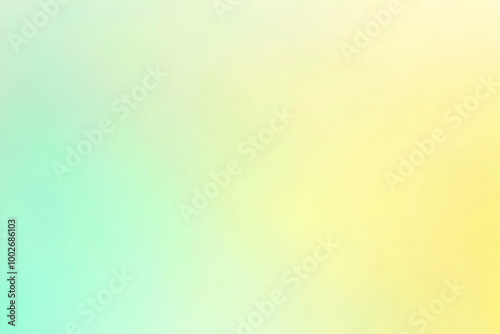 Gradient light yellow to pastel green abstract background