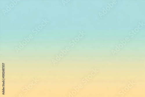 Gradient light gold to pastel blue abstract background