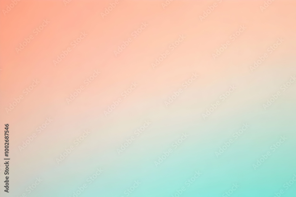 Gradient light peach to light teal abstract background Gradient light peach to light teal abstract background