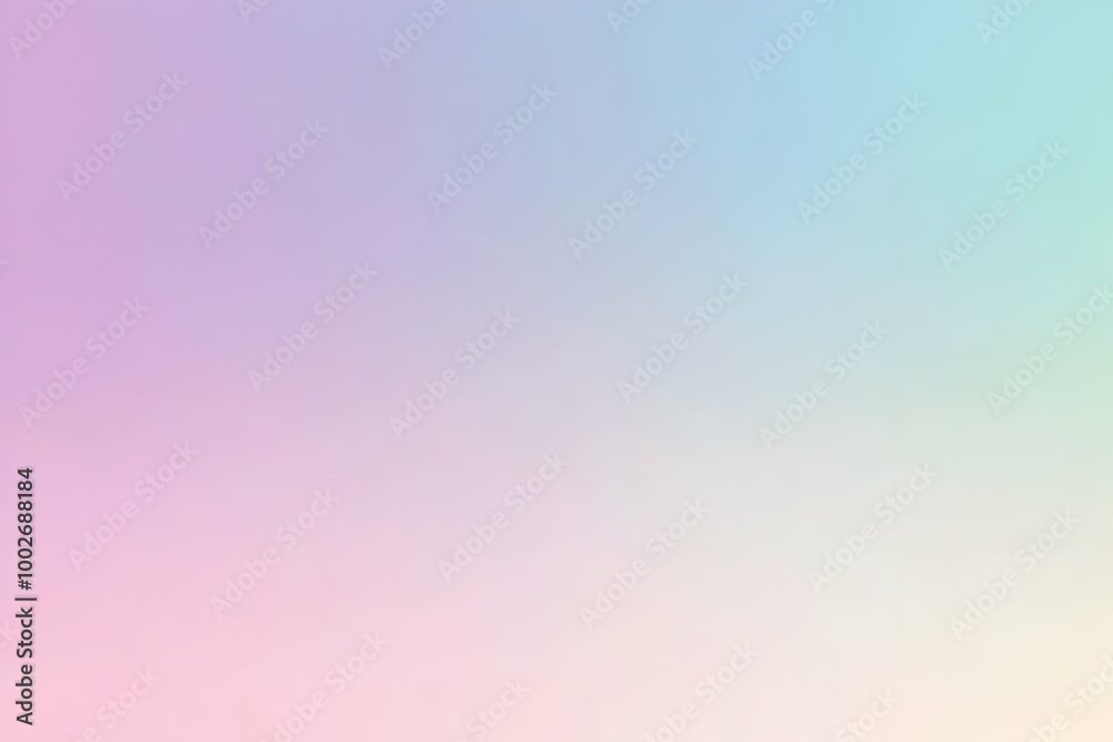Fototapeta premium Gradient pastel green to light lavender abstract background