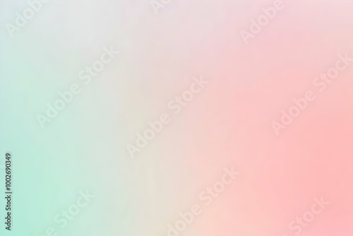 Gradient light green to pale pink abstract background