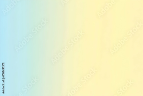 Gradient baby blue to light yellow abstract background
