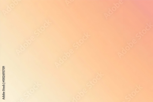 Gradient light peach to ivory abstract background