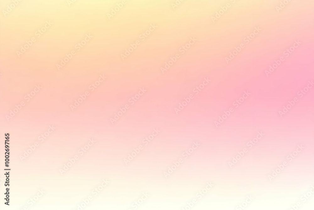 Obraz premium Gradient light yellow to light pink abstract background