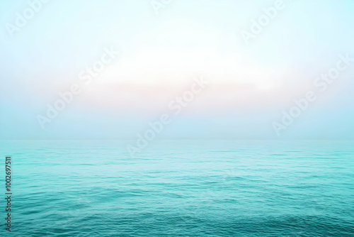 Gradient pearl to light seafoam abstract background