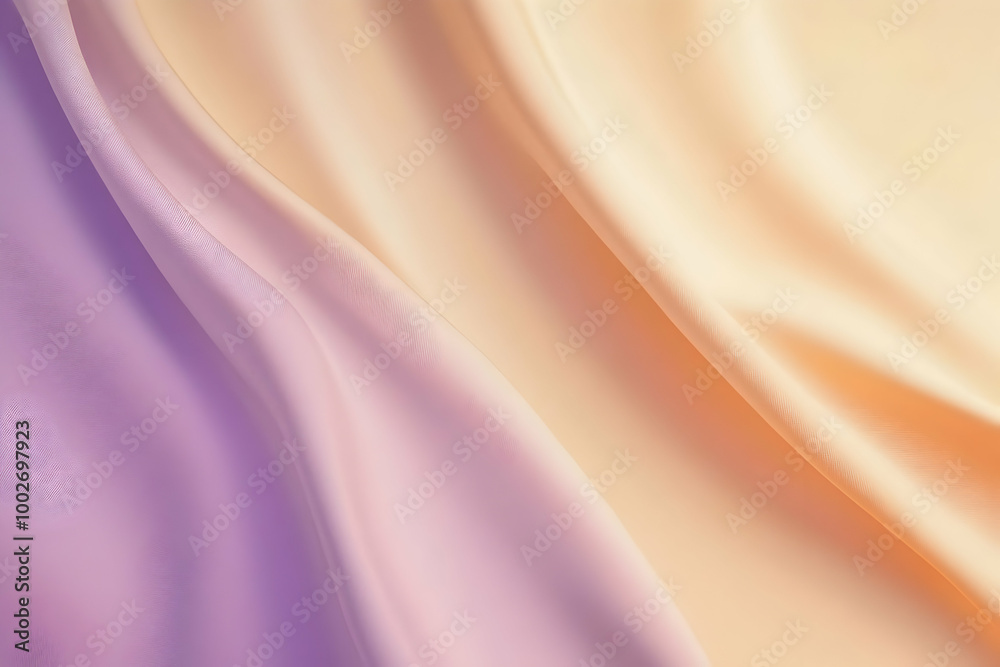 Obraz premium Gradient light violet to soft beige abstract background