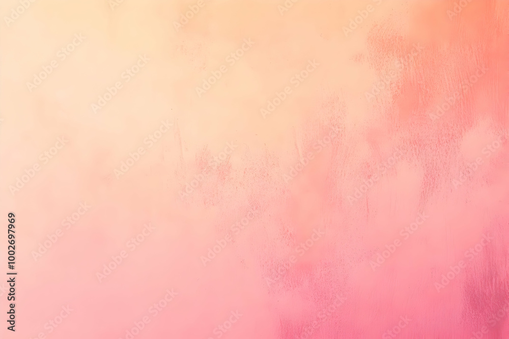 Fototapeta premium Gradient light peach to pale pink abstract background