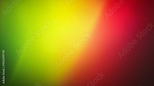 Blurred gradient red to lime abstract backgroundg photo