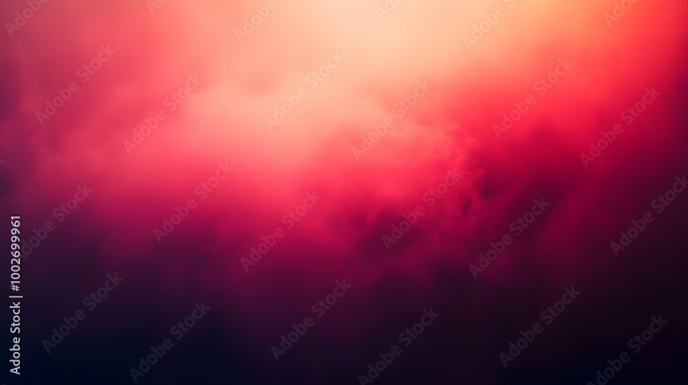 Naklejka premium Blurred gradient red to smoke abstract background