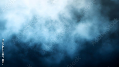 Blurred gradient smoke to navy abstract background