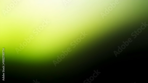 Blurred gradient lime to black abstract background