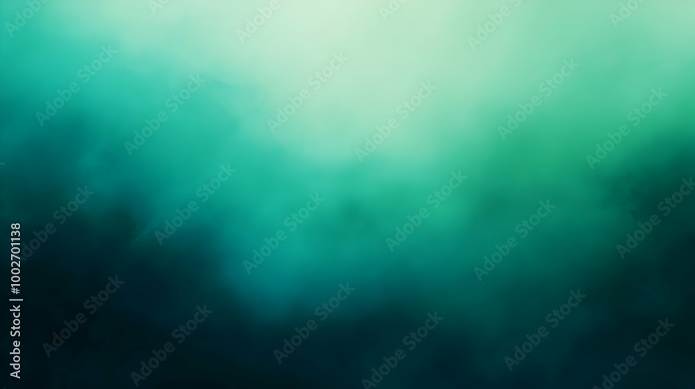 Blurred gradient emerald green to obsidian abstract background Blurred gradient emerald green to obsidian abstract background