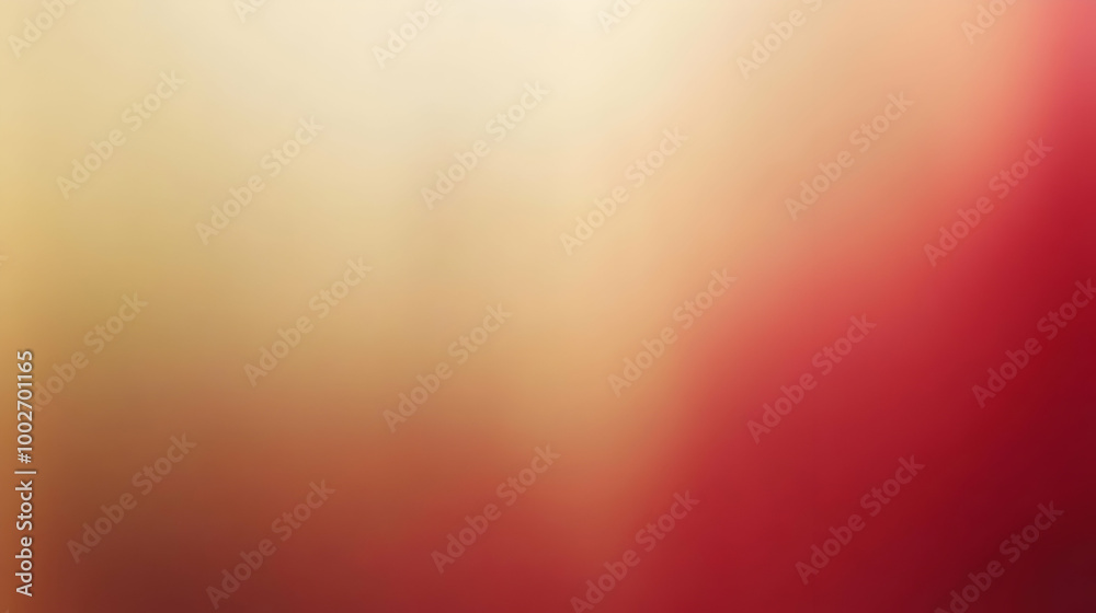 Blurred gradient ruby to beige abstract background