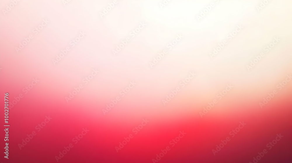 Obraz premium Blurred gradient ruby to white abstract background