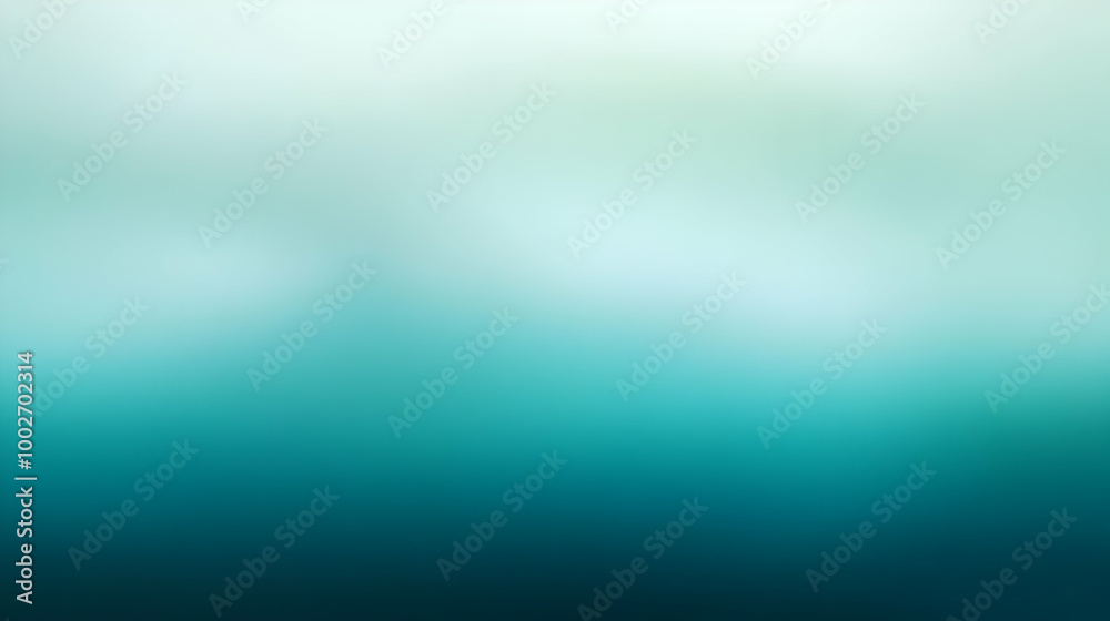 Fototapeta premium Blurred gradient teal to smoke abstract background