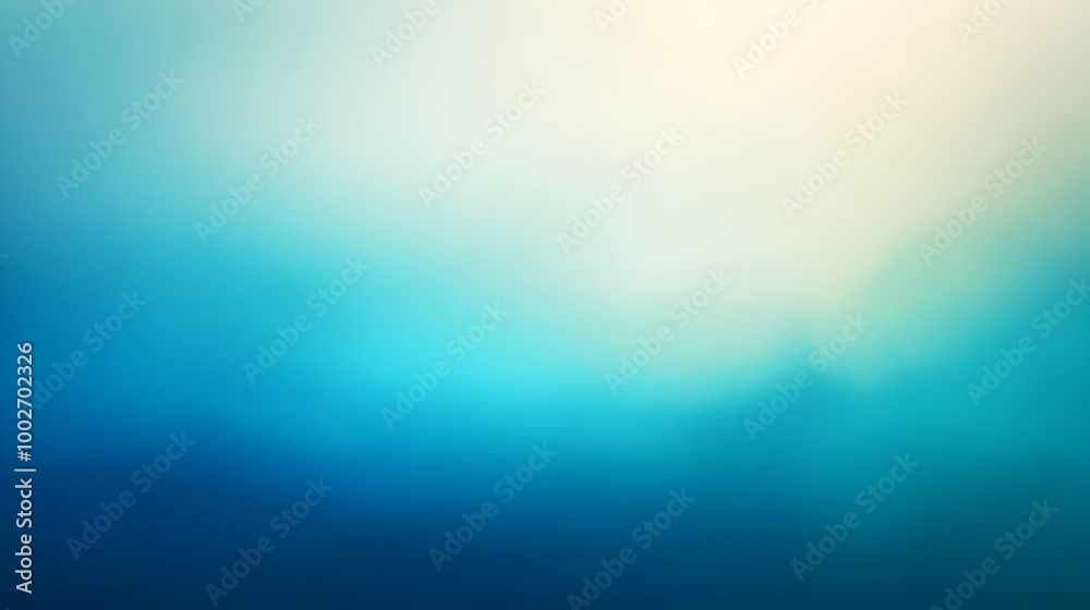 Obraz premium Blurred gradient indigo to teal abstract background