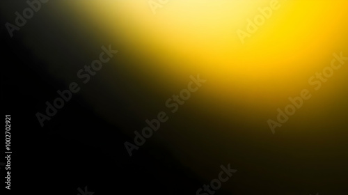 Blurred gradient black to yellow abstract background