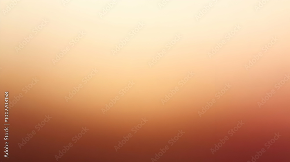 Fototapeta premium Blurred gradient apricot to brown abstract background