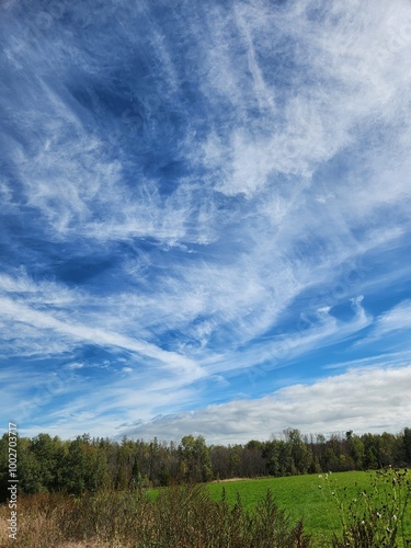 Early fall landscape in southwestern Ontario