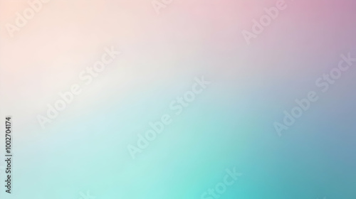 Blurred gradient mint to aqua abstract background