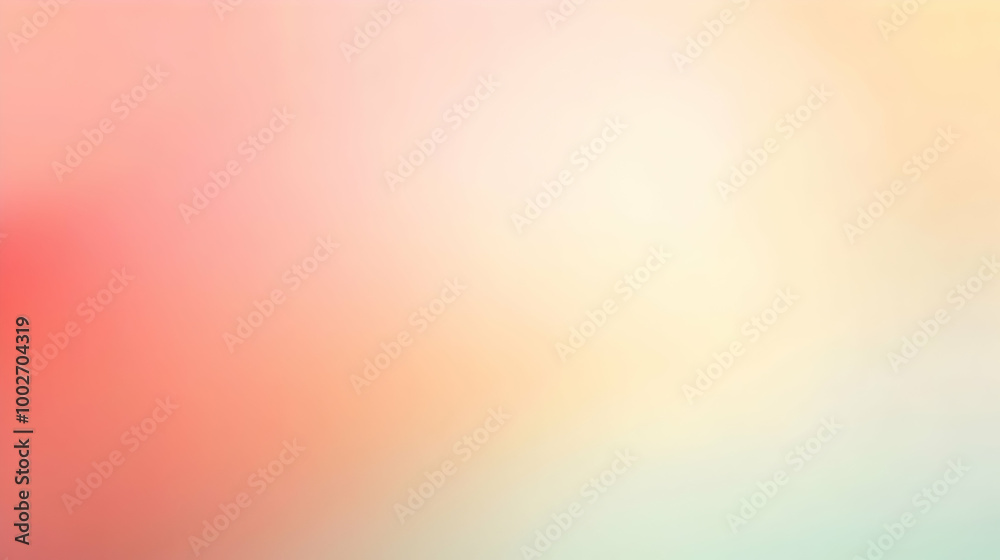 Obraz premium Blurred gradient silver to peach abstract background