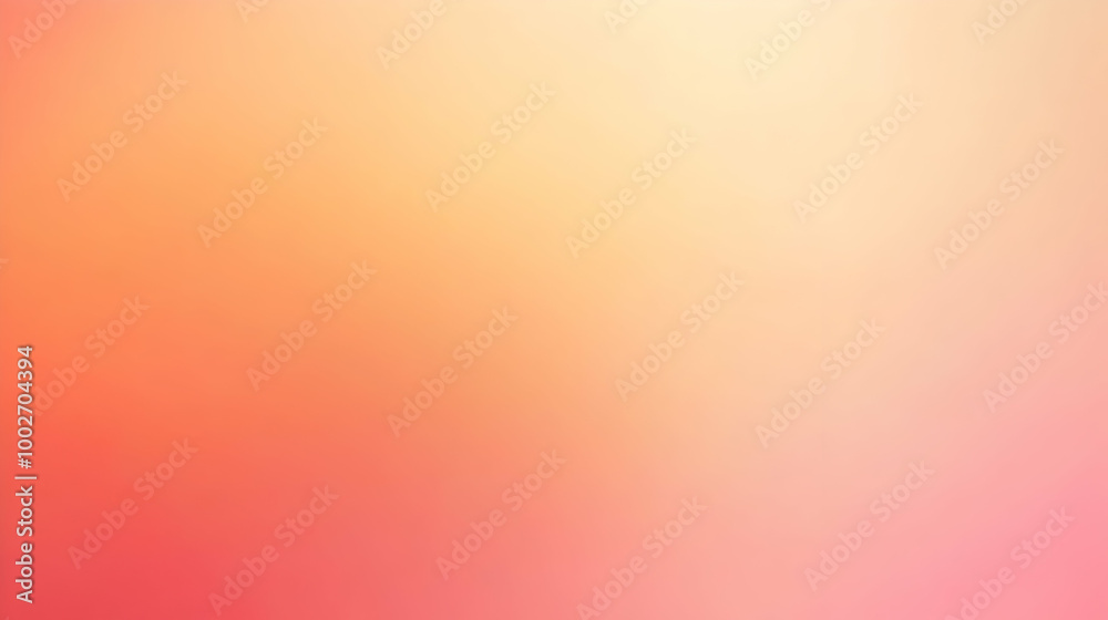 Blurred gradient coral to peach abstract background