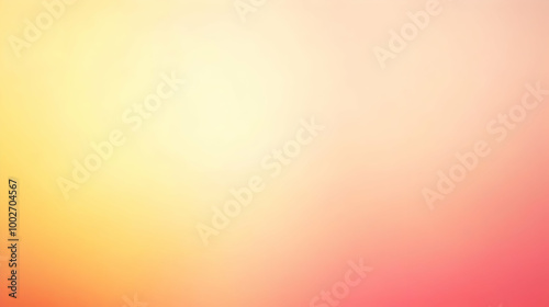 Blurred gradient yellow to coral abstract background