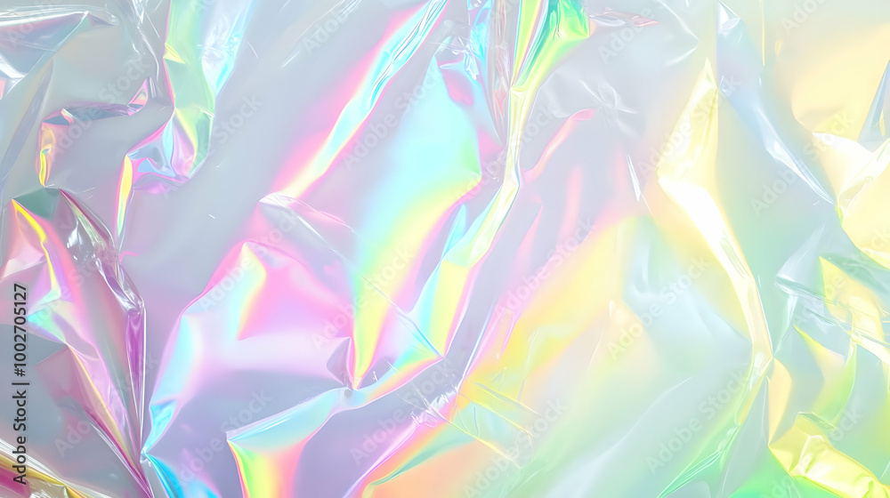 Holographic lime to white background with rainbow iridescent lines blurred Holographic lime to white background with rainbow iridescent lines blurred