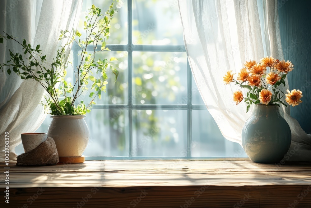 Sunlit Window Sill Still Life Sunlit Window Sill Still Life